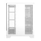 Darkflash DY451L θήκη υπολογιστή χωρίς ανεμιστήρες (λευκό)