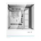 Darkflash DY451L θήκη υπολογιστή χωρίς ανεμιστήρες (λευκό)