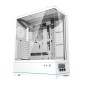 Darkflash DY451L θήκη υπολογιστή χωρίς ανεμιστήρες (λευκό)