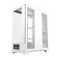 Darkflash DY451L θήκη υπολογιστή χωρίς ανεμιστήρες (λευκό)