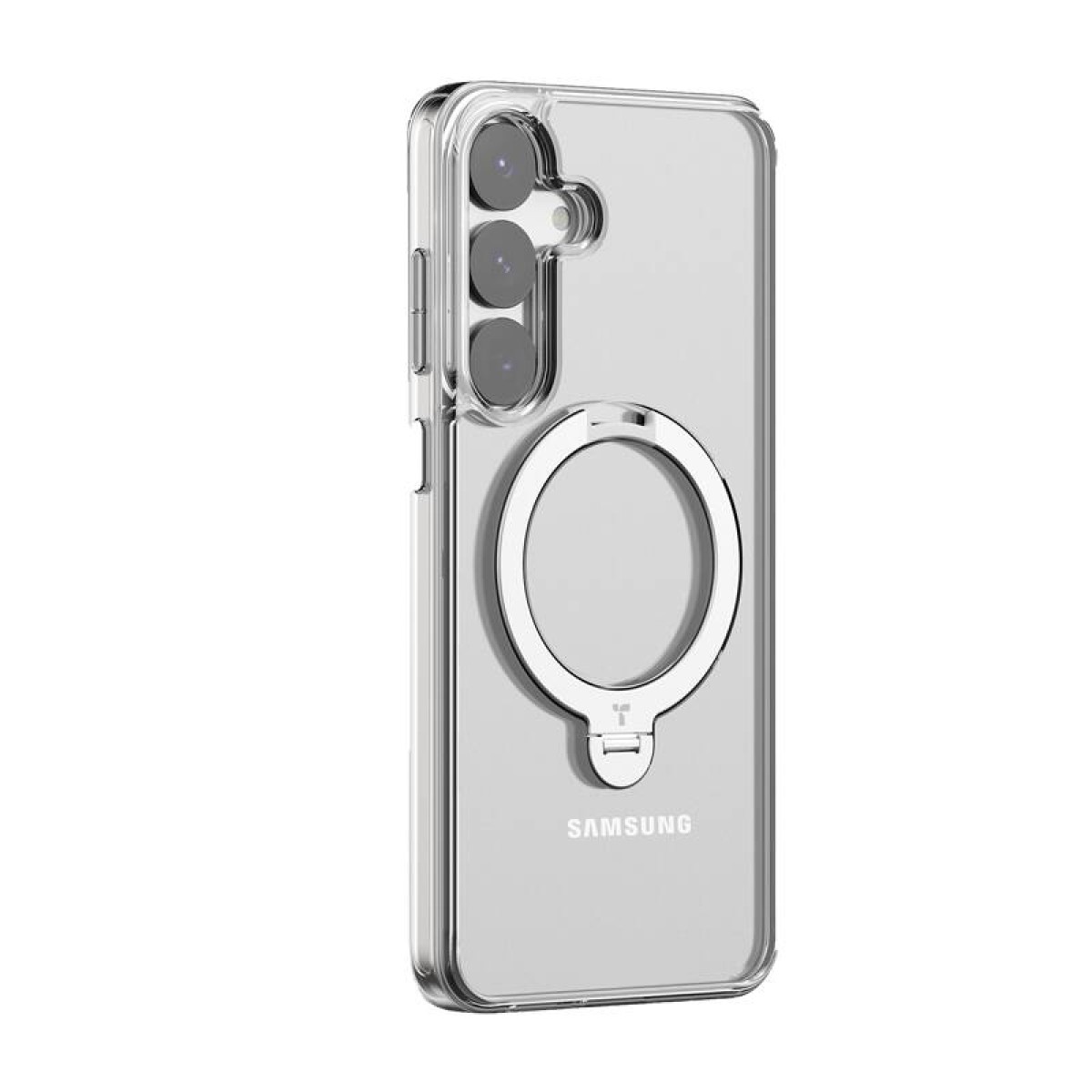 Θήκη τηλεφώνου Torras Ostand Spin Series για Samsung S25 (διαφανής)