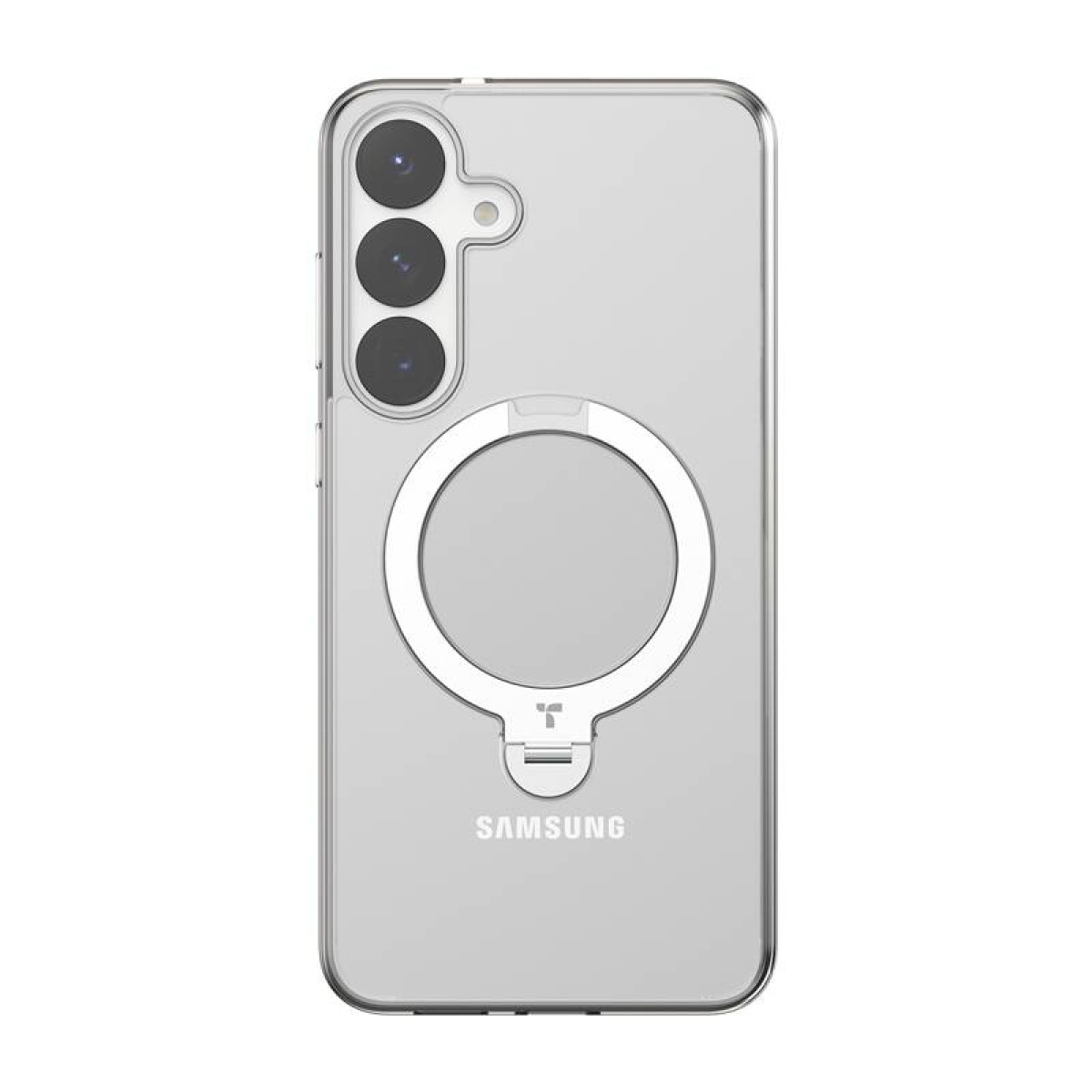Θήκη τηλεφώνου Torras Ostand Spin Series για Samsung S25 (διαφανής)