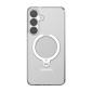 Θήκη τηλεφώνου Torras Ostand Spin Series για Samsung S25 (διαφανής)