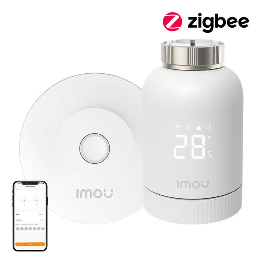 IMOU KIT-TRV1-EU-2 Κιτ θερμοστατικής κεφαλής ZigBee με 6 προσαρμογείς και πύλη