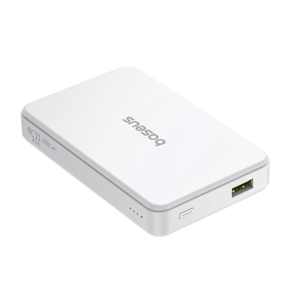 Baseus Airpow2 Qi2 μαγνητικό powerbank 10000mAh 22.5W (λευκό)