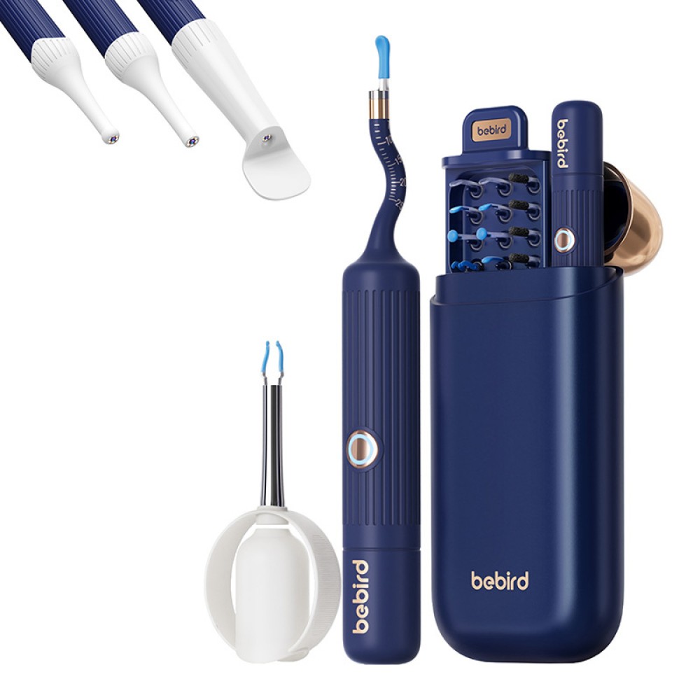 Bebird EarSight Plus ωτοσκόπιο με κάμερα καθαρισμού αυτιών (μπλε)