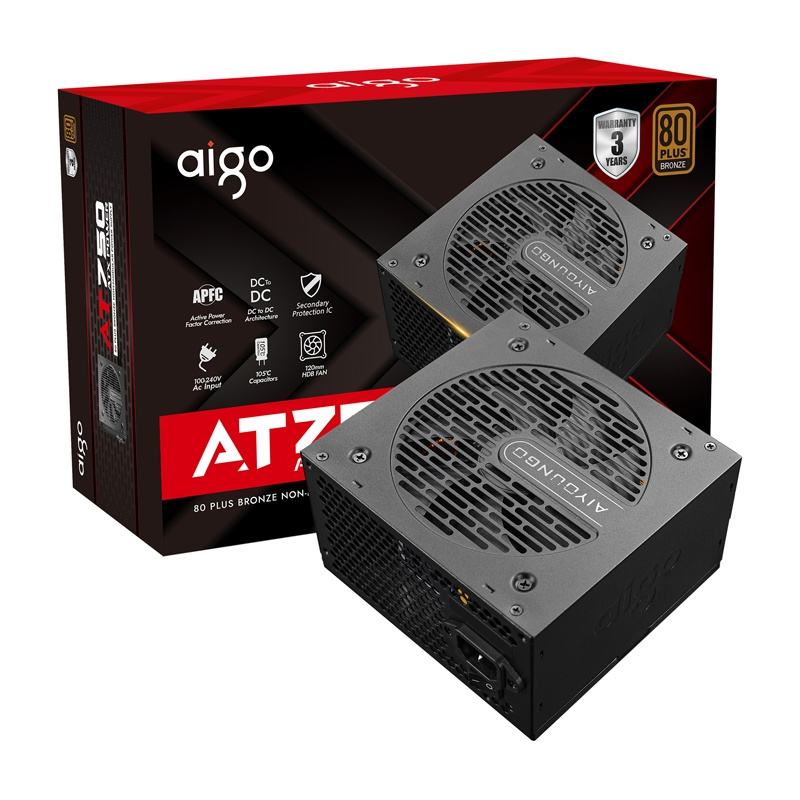 Aigo AT750 τροφοδοτικό υπολογιστή (μαύρο)