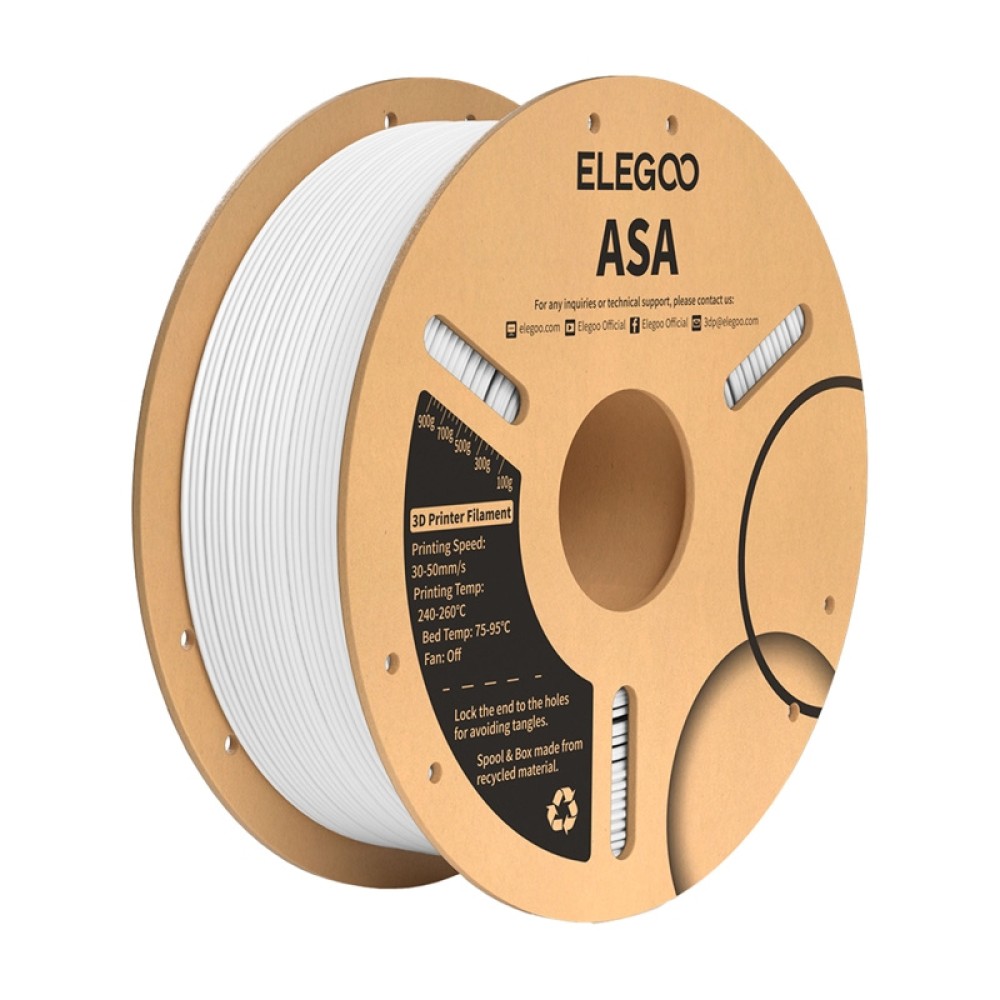 ASA ELEGOO Filament (Λευκό)