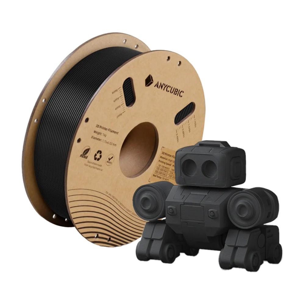 νήμα υψηλής ταχύτητας PLA Anycubic 1 KG (Czarny)