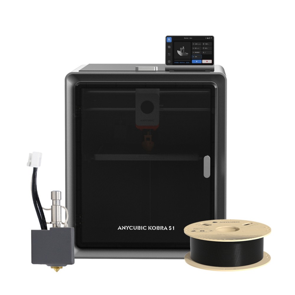 Σετ 3D Anycubic Kobra S1 Combo + Hotend + Filament δωρεάν