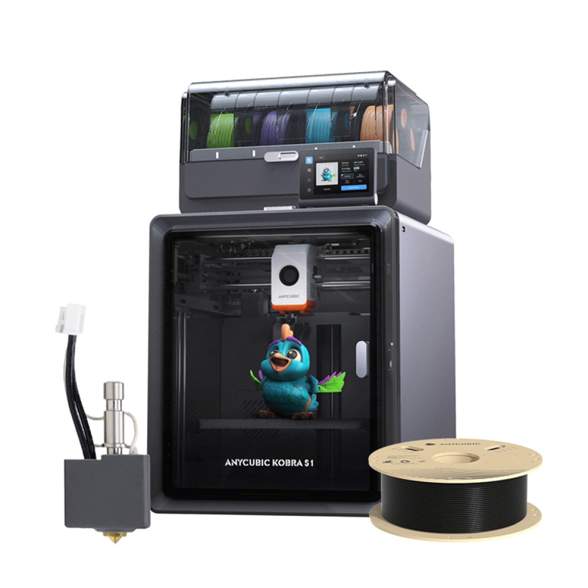 Σετ 3D Anycubic Kobra S1 Combo + Hotend + Filament δωρεάν