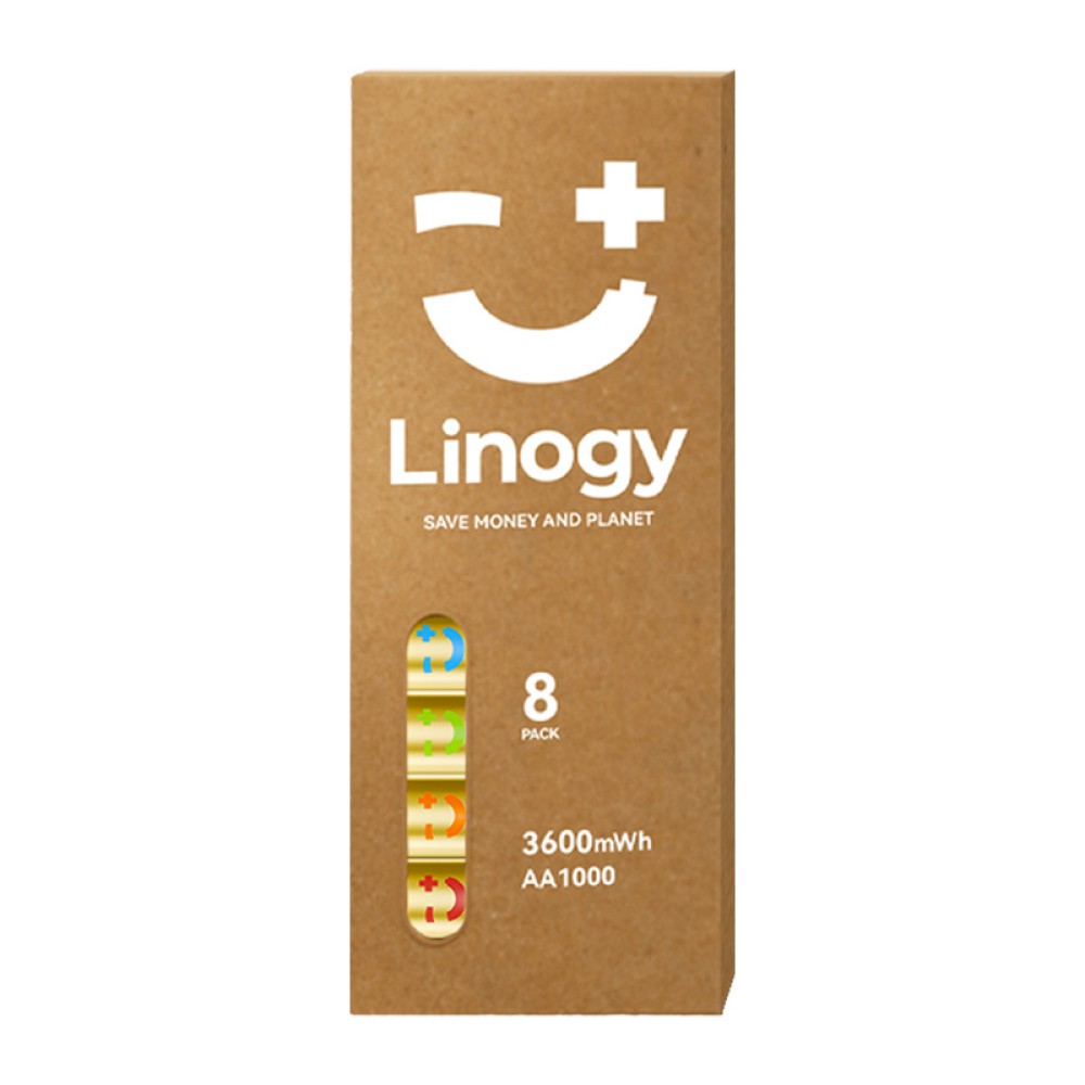 Σετ μπαταριών LINOGY AA Li-ion Pro - σετ 8 τεμαχίων