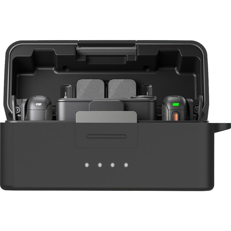 PULUZ Θήκη φόρτισης σιλικόνης Προστατευτικό κάλυμμα για DJI Mic 3 (Μαύρο)