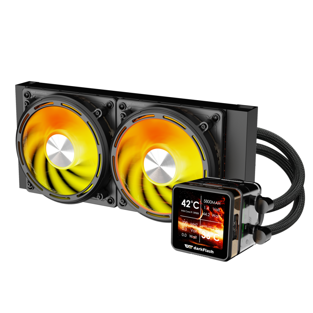 DarkFlash Water Cooler DE240 Black