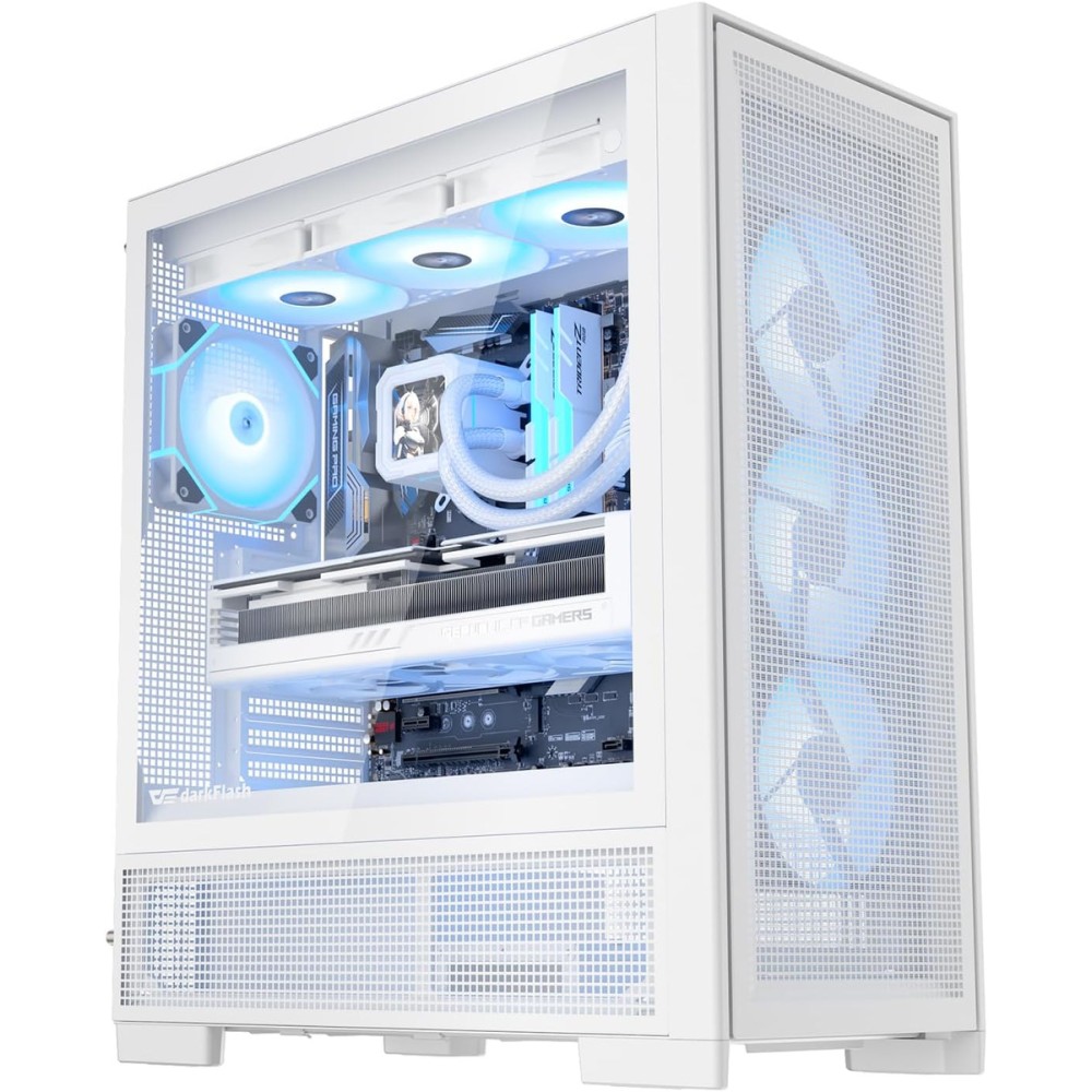DarkFlash computer case AIRNOVA White (+3 fans)
