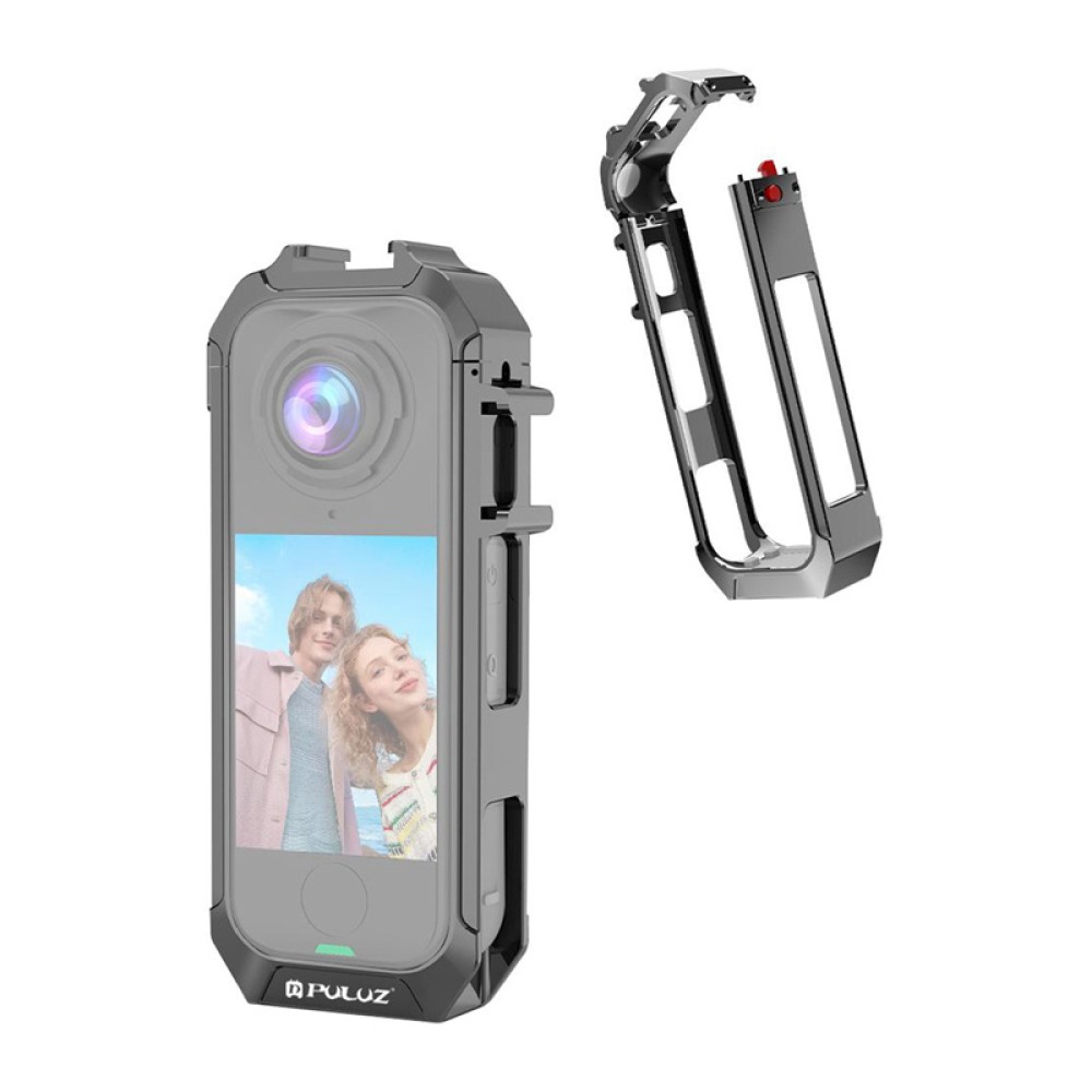 Μεταλλική προστατευτική θήκη Puluz για το Insta 360 X4 Air (γκρι)