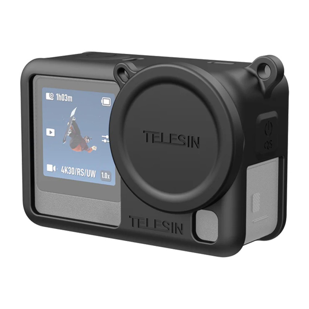 Προστατευτική θήκη σιλικόνης Telesin για DJI Osmo Action 6 (Μαύρο)