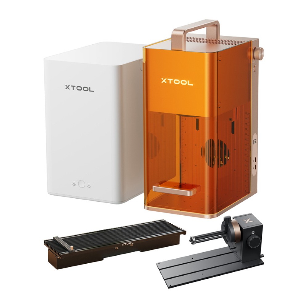 Μηχανή χάραξης λέιζερ 2 σε 1 xTool F2 - Deluxe set