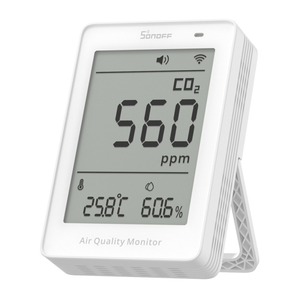 Sonoff AirGuard CO2 SAWF-08P WiFi LCD Μετρητής ποιότητας αέρα