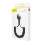Baseus Spring-loaded cable Lightning 1m 2A (black)