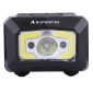 Headlight with non-contact switch Superfire X30, 340lm, USB