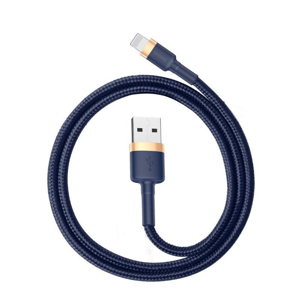 Baseus Καλώδιο Lightning Cafule 1.5A 2m (Σκούρο Μπλε/Χρυσό)