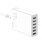Blitzwolf Φορτιστής BW-S15 6x USB, QC 3.0, 60W (Λευκό)