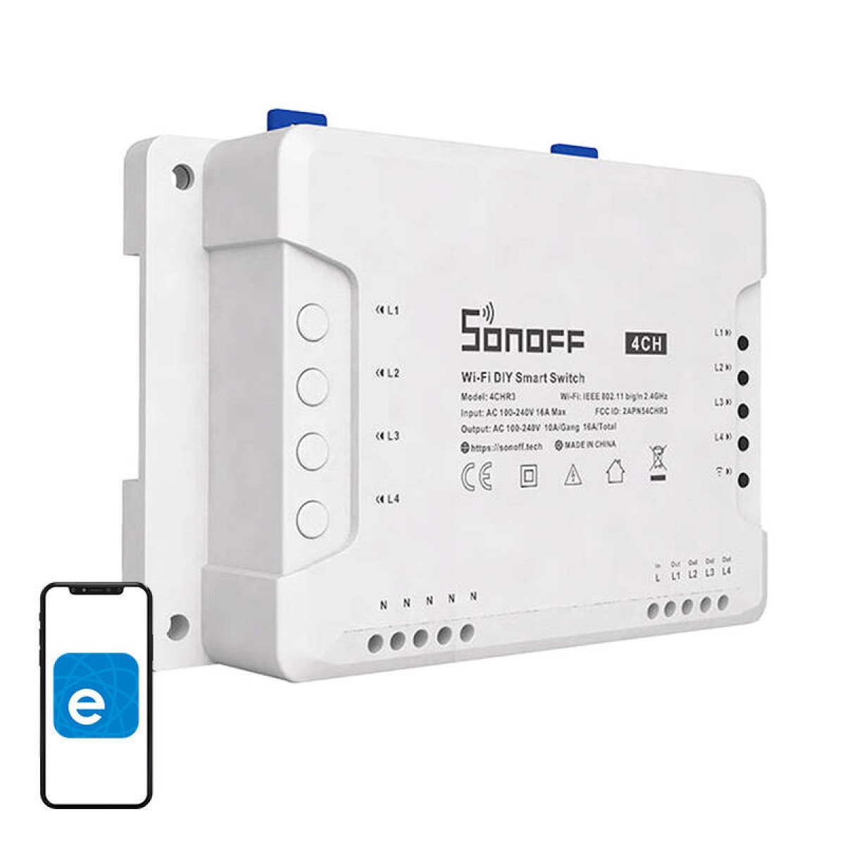 Smart switch SONOFF 4CHR3