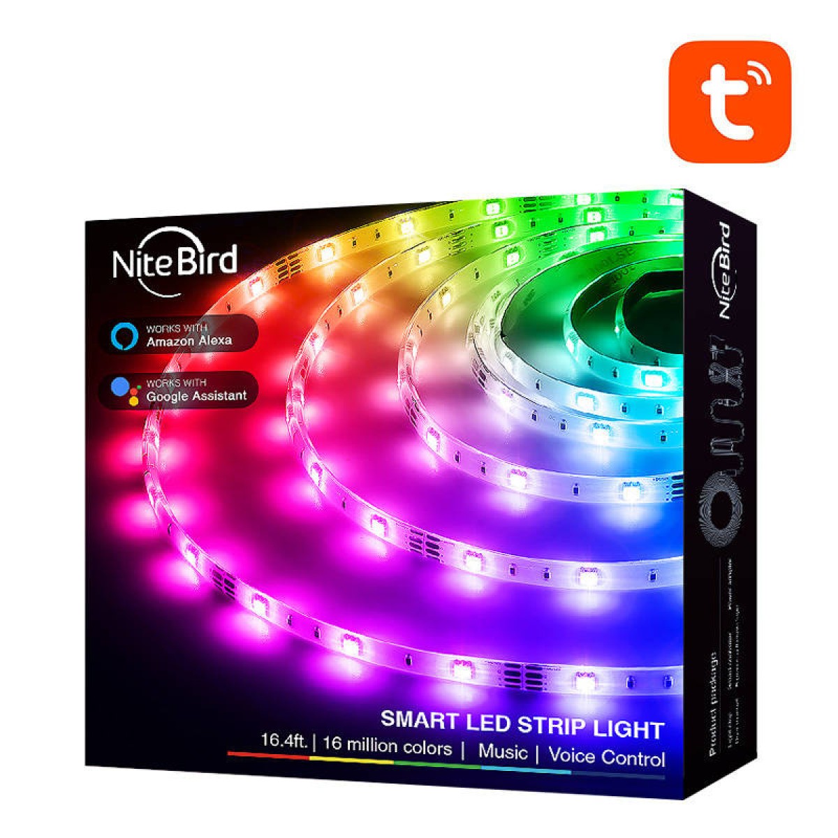 NiteBird Έξυπνη Ταινία Φωτός LED SL3 (2x5m) Tuya (Σετ 2τμχ)