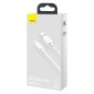Baseus Simple Wisdom Data Cable Kit USB to Micro 2.1A (2PCS/Set) 1.5m White