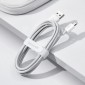 Baseus Simple Wisdom Data Cable Kit USB to Micro 2.1A (2PCS/Set) 1.5m White