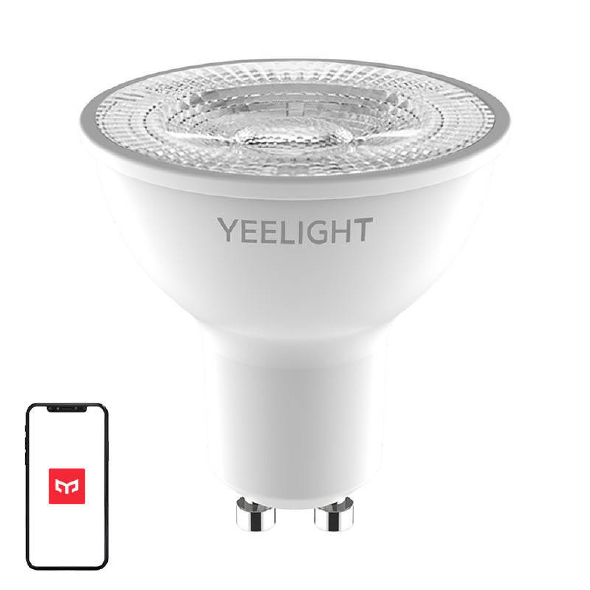 Yeelight Έξυπνη Λάμπα W1 GU10 Dimmable 4τμχ (Θερμό Λευκό)