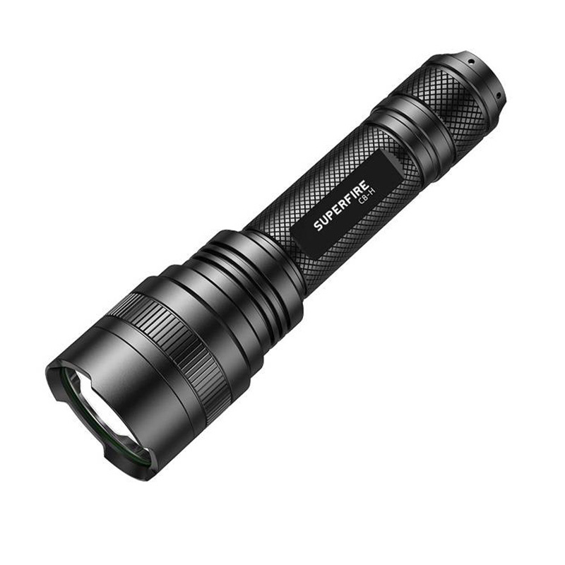 Φακός Superfire C8-H – 1200 lm, USB, 250 μ., 5 λειτουργίες