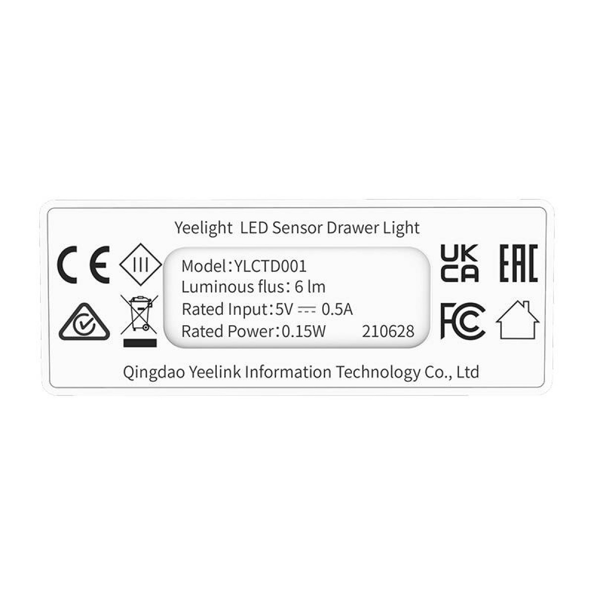 Yeelight Φωτιστικό Συρταριού/Ντουλαπιού LED με Αισθητήρα Κίνησης 4τμχ (Λευκό)