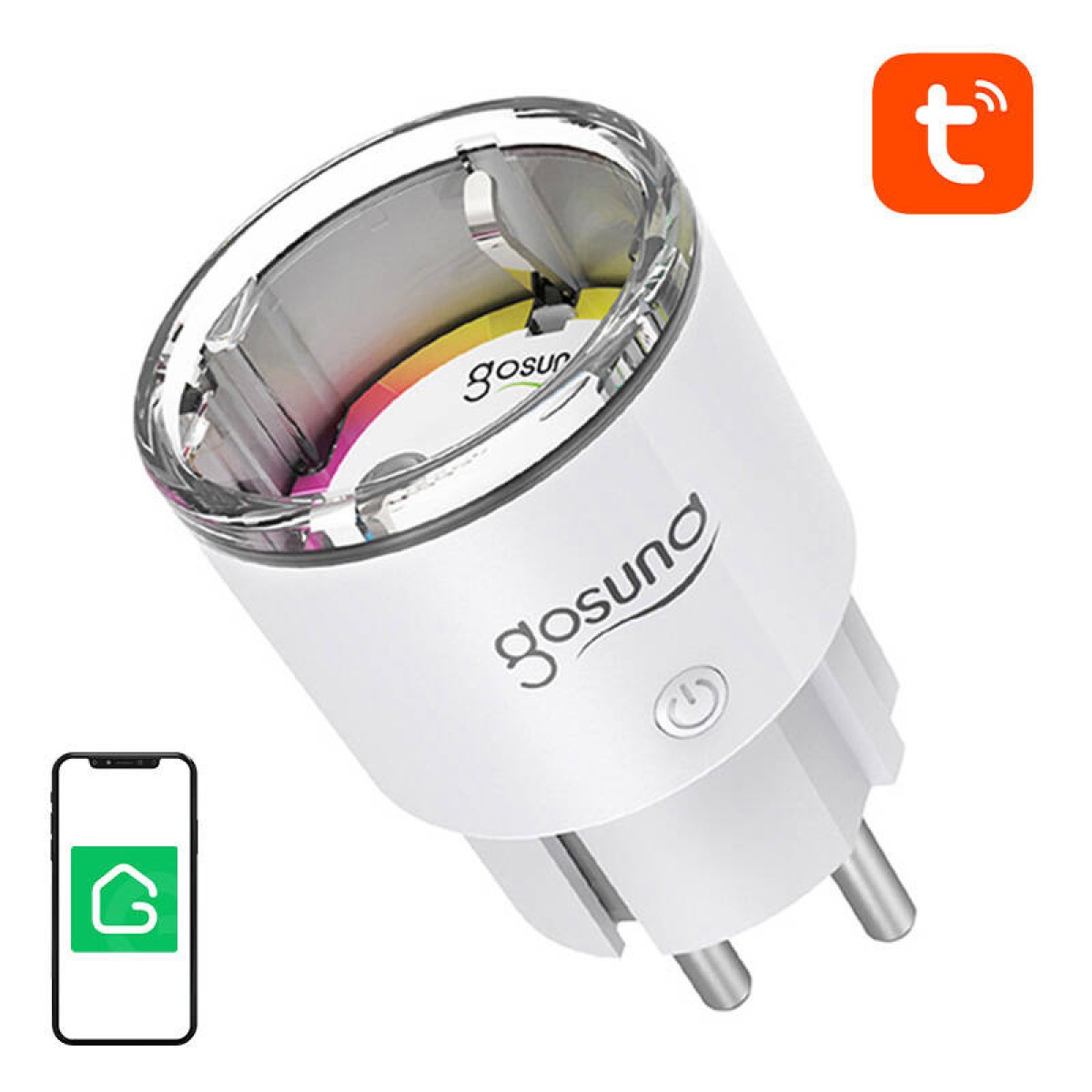 Smart plug WiFi Gosund EP2 Tuya