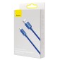 Baseus Καλώδιο Crystal Shine USB προς Lightning, 2.4A, 1.2m (Μπλε)