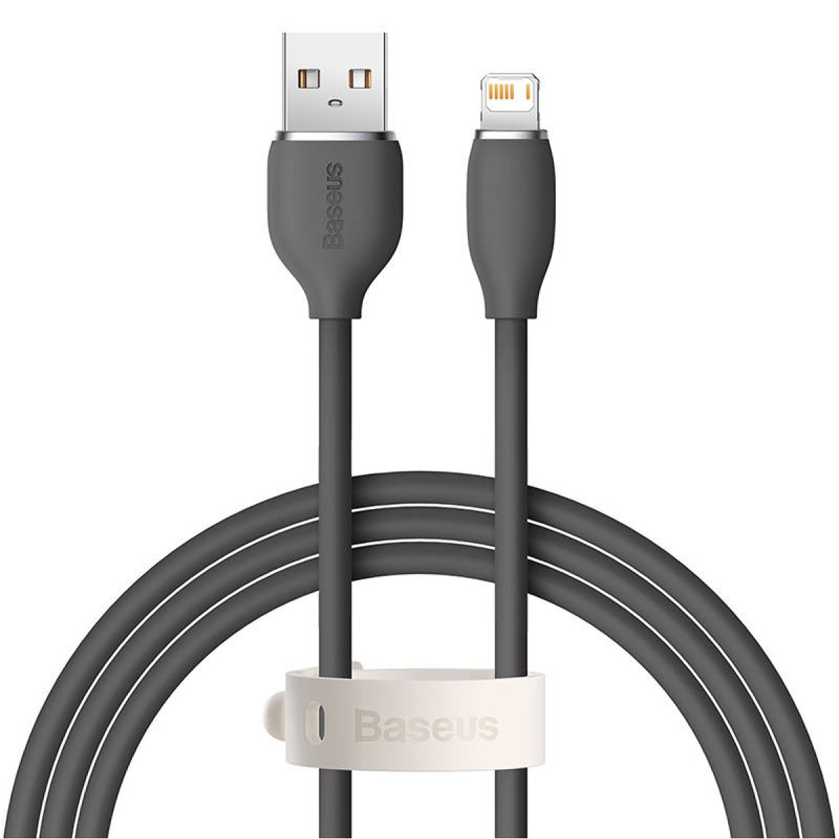 Καλώδιο USB do Lightning Baseus Jelly, 2,4A 1,2m (czarny)