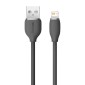 Καλώδιο USB do Lightning Baseus Jelly, 2,4A 1,2m (czarny)