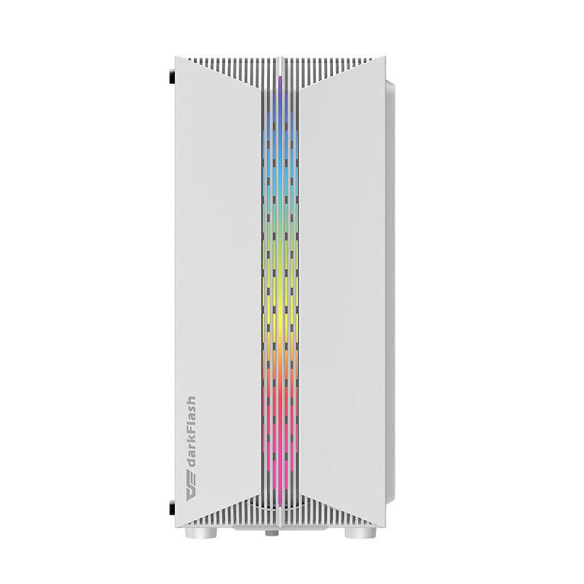 Computer case Darkflash DK151 LED with 3 fans (white)