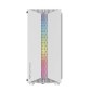 Computer case Darkflash DK151 LED with 3 fans (white)