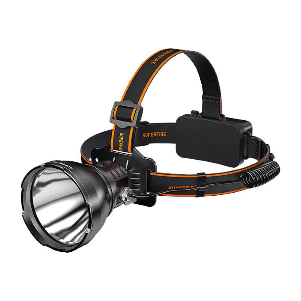 Φακός κεφαλής Superfire HL60 – 2300 lm, 4 λειτουργίες, 330 μ., 36W LED