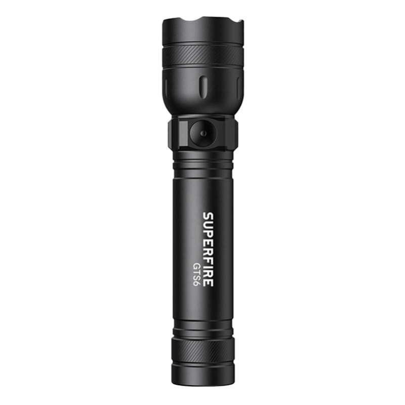 Φακός Superfire GTS6 – 360 lm, USB-C, 7W, 5 λειτουργίες, 150 μ.