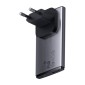 Baseus Φορτιστής GaN5, 1 xUSB-C, 1 xUSB-A 65W (Ασημί)