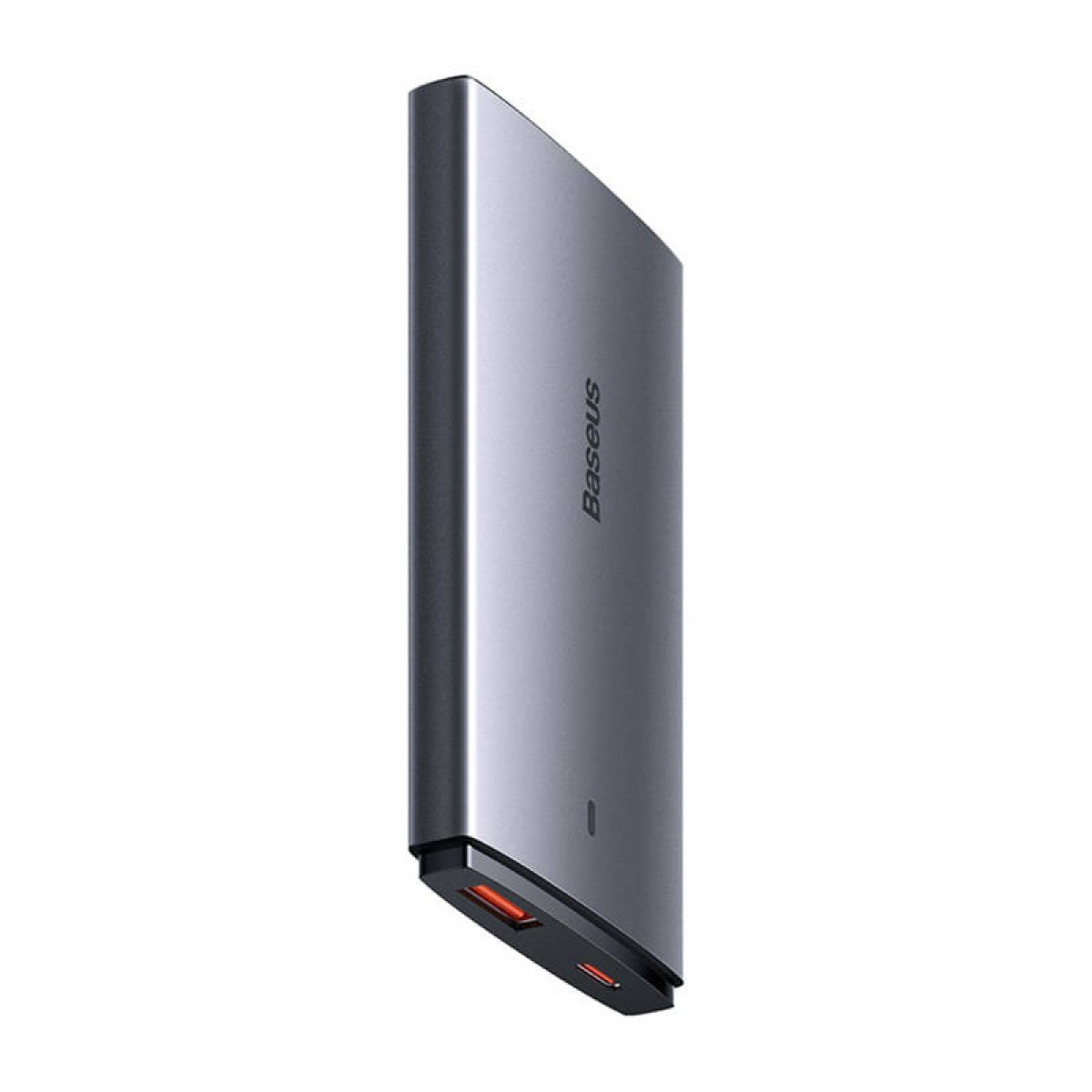 Baseus Φορτιστής GaN5, 1 xUSB-C, 1 xUSB-A 65W (Ασημί)