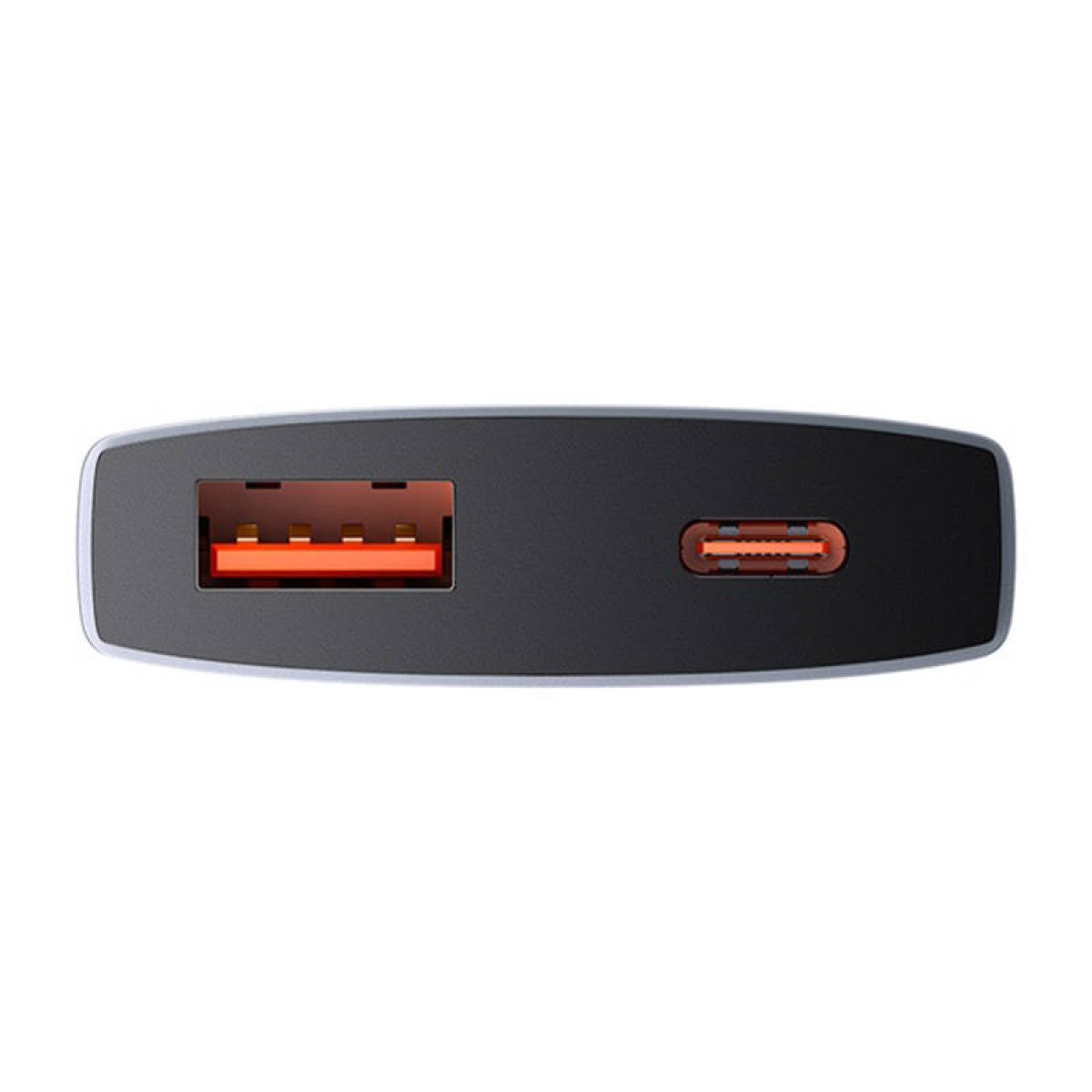 Baseus Φορτιστής GaN5, 1 xUSB-C, 1 xUSB-A 65W (Ασημί)