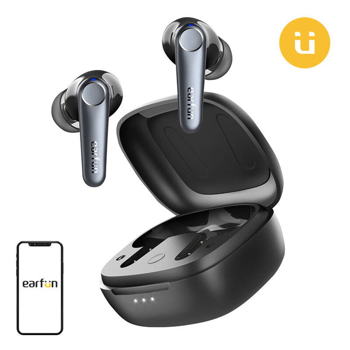 EarFun Ασύρματα Ακουστικά TWS Air Pro 3 ANC (Μαύρο)