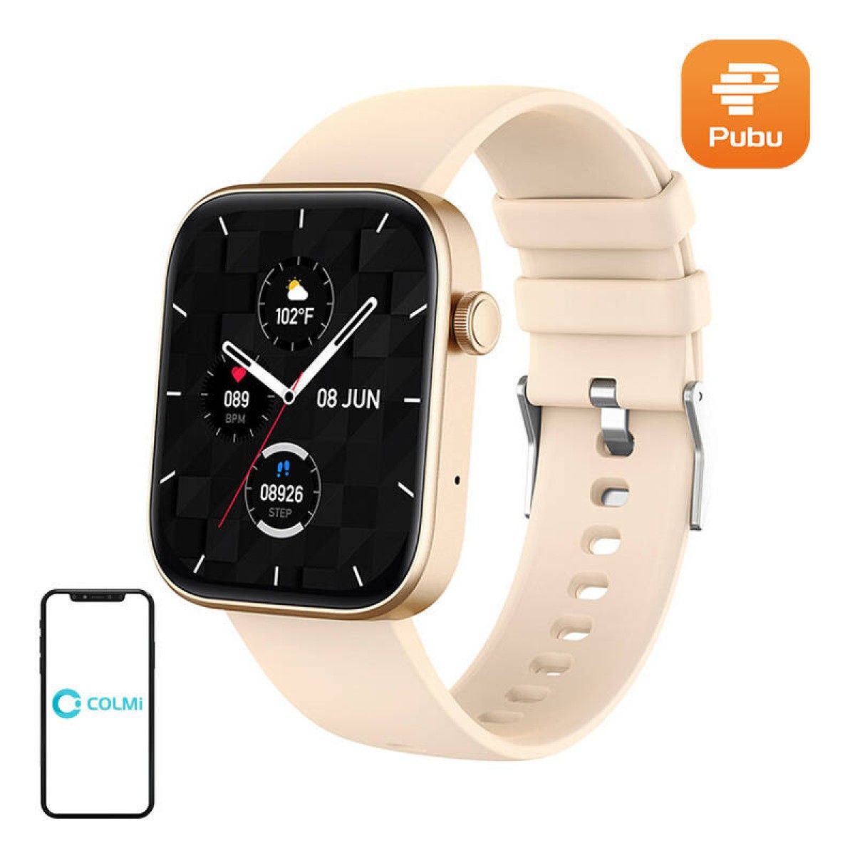 Smartwatch Colmi P71 (Gold)