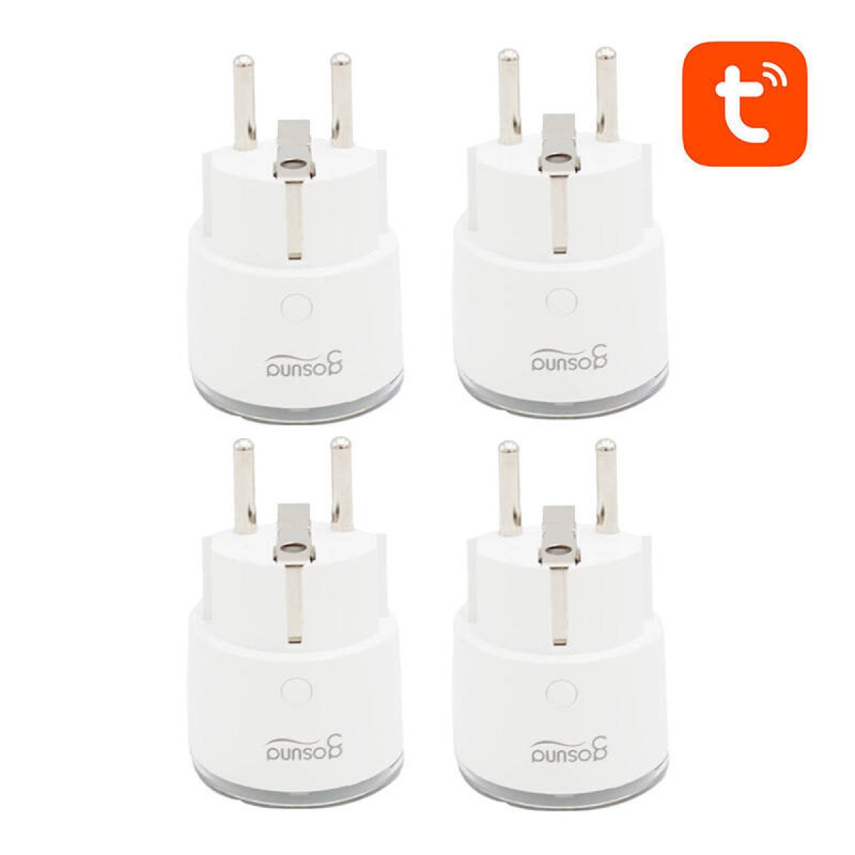 Gosund Έξυπνη Πρίζα WiFi SP111, 3680W 16A, Tuya (4τμχ) (Λευκό)