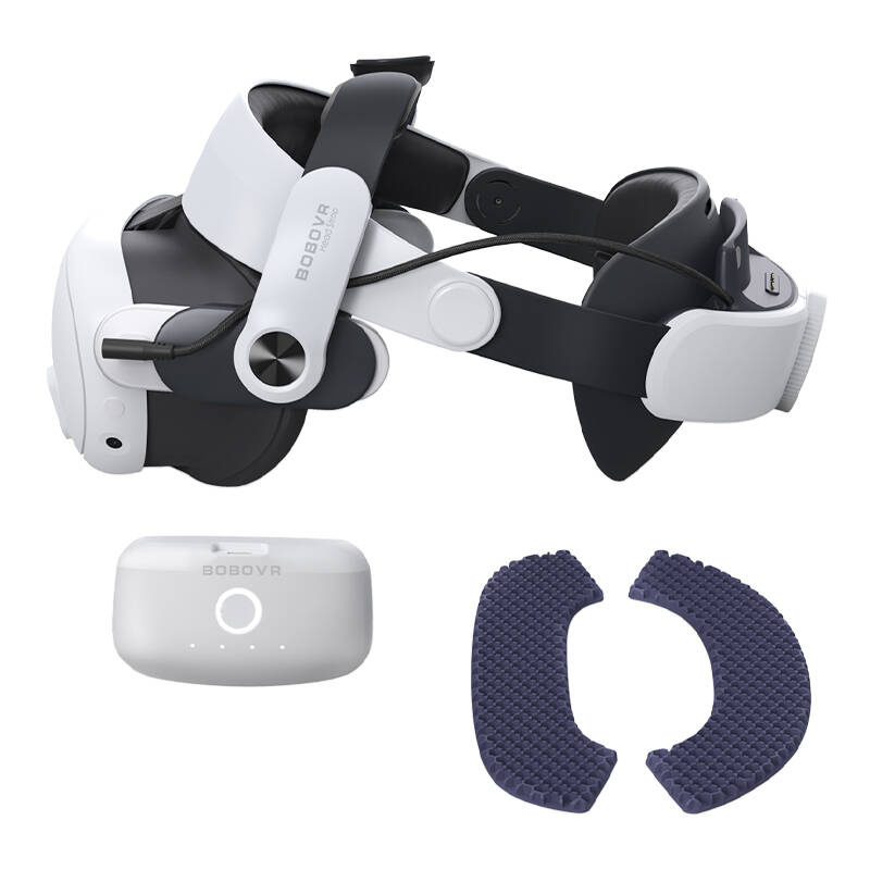 BOBOVR M3 Pro Ιμάντας Κεφαλής για το Oculus Quest 3 / Quest 3S + Μπαταρία