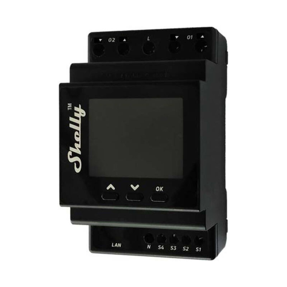 Shelly Pro Dual Cover PM DIN Rail Dual Controller, WiFi (Power measurement)